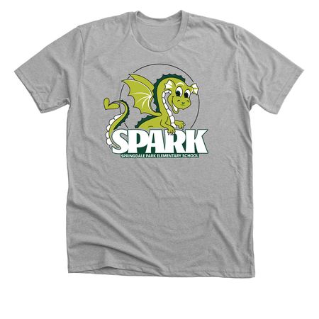 Sparky Spotlight, a Athletic Heather Premium Unisex Tee