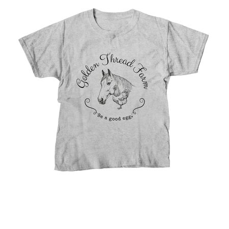 Support Golden Thread Farm, a Sport Grey Youth Unisex Tee