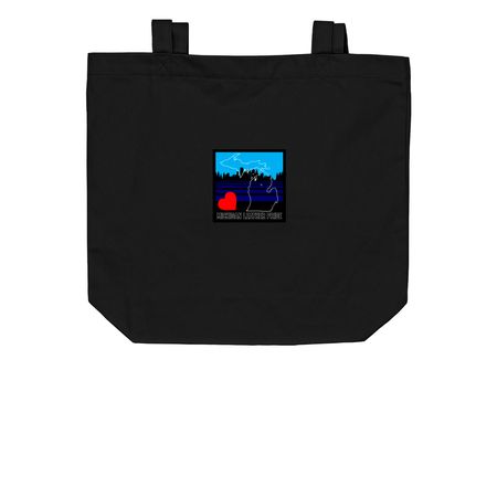 Michigan Leather Pride Totes, a Black Organic Cotton Tote Bag