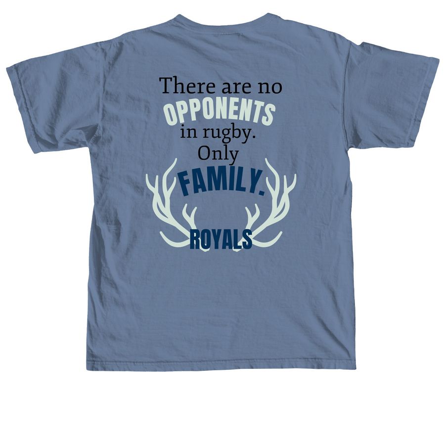 Sports: When it's more than the game., a Blue Jean Comfort Colors Unisex Tee (back-view)
