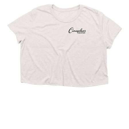 Something Rotten Merch, a Heather Dust Women?s Flowy Cropped Tee