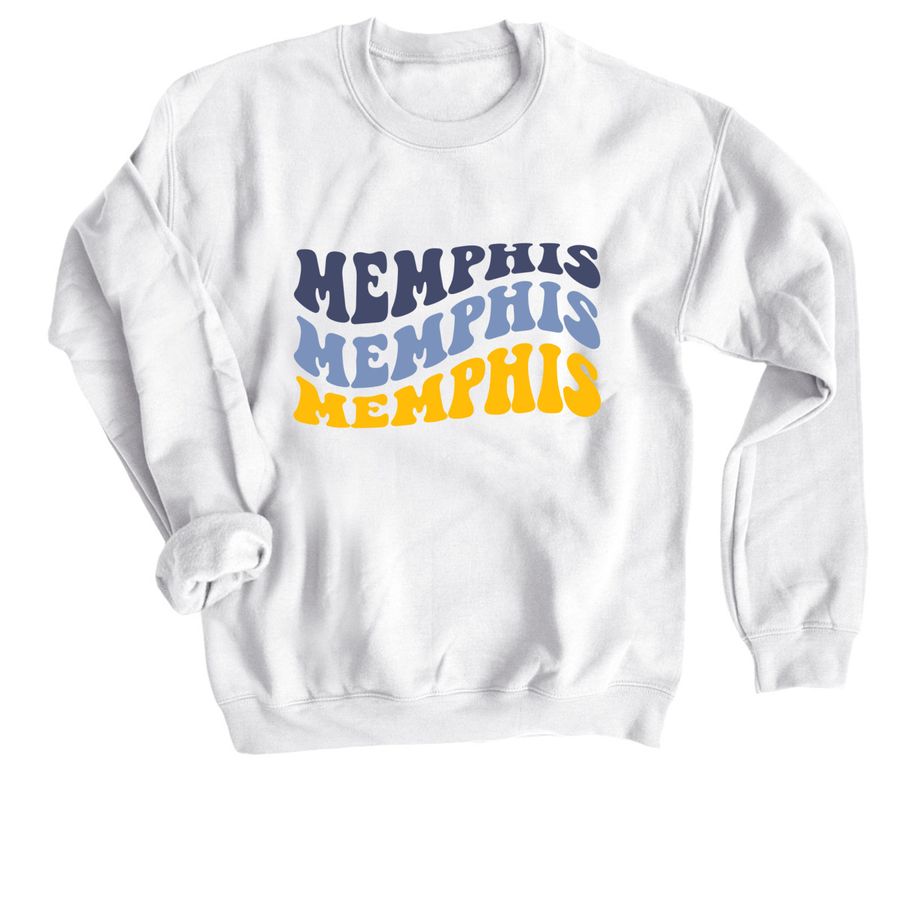 Memphis&nbsp;, a White Crewneck Sweatshirt