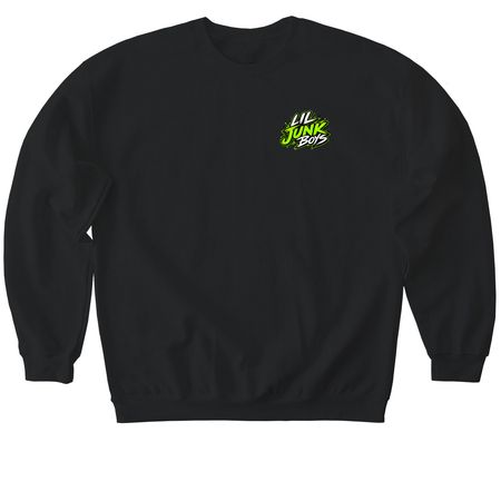 Lil Junk Boys, a Black Softstyle Crewneck Sweatshirt
