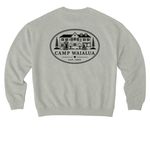 Camp Waialua Sweatshirts, a Heather Grey Stanley/Stella Ledger Dry Crewneck Sweatshirt (back-view)