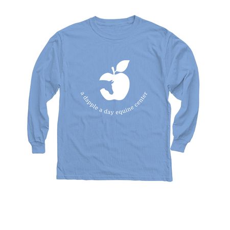 ADAD Classic Logo Tees, a Carolina Blue Youth Long Sleeve Tee