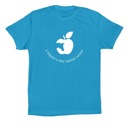 ADAD Classic Logo Tees, a Aqua Premium Cotton Tee