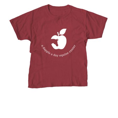 ADAD Classic Logo Tees, a Cardinal Red Youth Unisex Tee