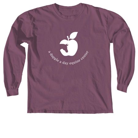 ADAD Classic Logo Tees, a Berry Comfort Colors Long Sleeve Tee