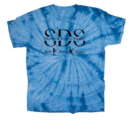 Tie Dye Galore&nbsp;, a Baby Blue Classic Tie Dye Tee