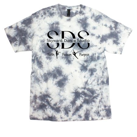 Tie Dye Galore&nbsp;, a Grey Crystal Tie Dye Tee