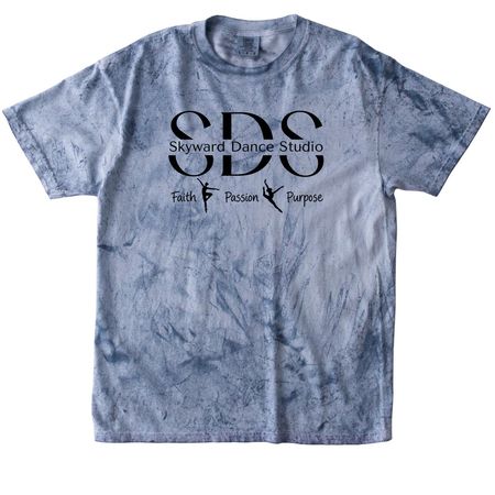 Tie Dye Galore&nbsp;, a Ocean Comfort Colors Colorblast Tee