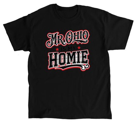 Homie tee, a Black Classic Unisex Tee