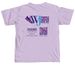 Cedar Shoals Purple Sneaker Kick-off!, a Orchid Comfort Colors Unisex Tee (back-view)