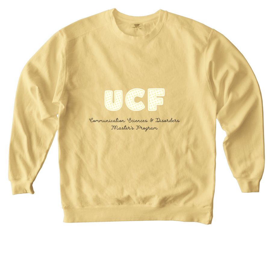 Master's Program Design, a Butter Comfort Colors Crewneck Sweatshirt