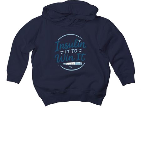 Kid's Shirts, a Navy Toddler Pullover Hoodie