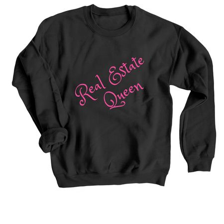 Royalty, a Black Crewneck Sweatshirt