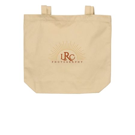 Your Photographers Favorite Photographer BAG, a Oyster Organic Cotton Tote Bag (back-view)