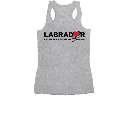 Classic&nbsp;LRRF Logo Light Tanks, a Athletic Heather Women's Racerback (back-view)