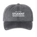 SWM hat, a Black Printed Pigment Dye Baseball Cap