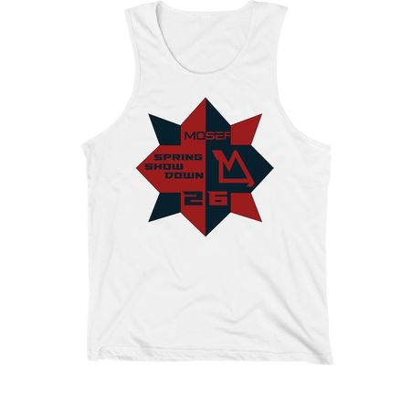 2026 MOSEF Spring Showdown, a White Premium Cotton Tank