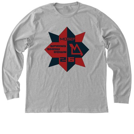2026 MOSEF Spring Showdown, a Athletic Heather Premium Long Sleeve Tee