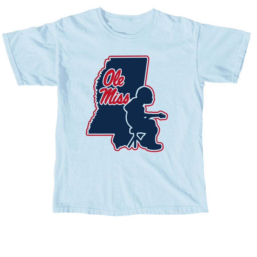 Oxford Mikey Tee&nbsp;, a Chambray Comfort Colors Unisex Tee