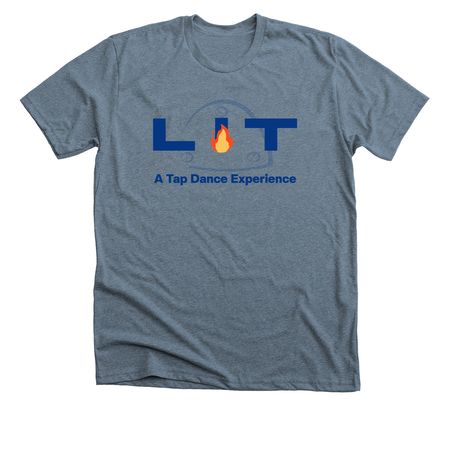 LIT 2024, a Heather Slate Premium Unisex Tee