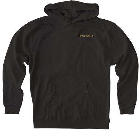 The Lucky Bastard, a Black Heavyweight Pullover Hoodie