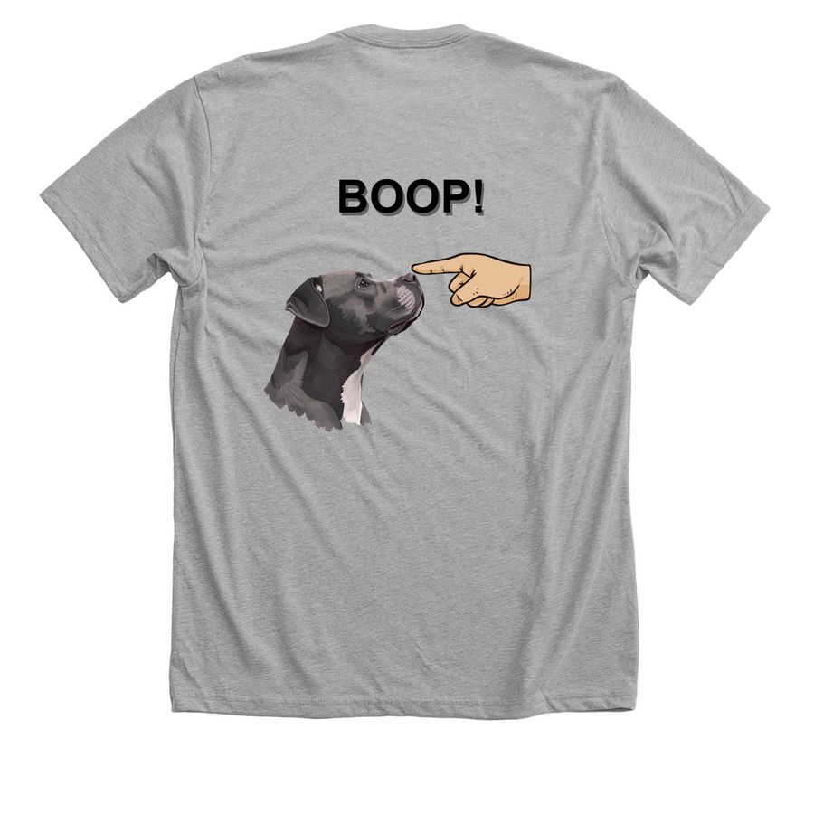Boop Shirts 2&nbsp;, a Athletic Heather Premium Unisex Tee (back-view)