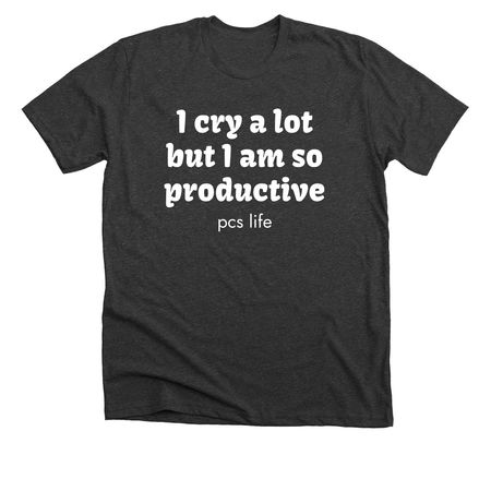 Taylor Swift PCS cry a lot, a Dark Grey Heather Premium Unisex Tee