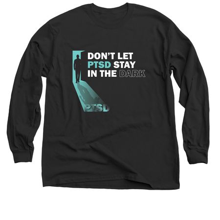 PTSD Awareness, a Black Classic Long Sleeve Tee