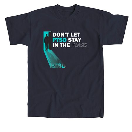 PTSD Awareness, a Navy Union Made Unisex Tee