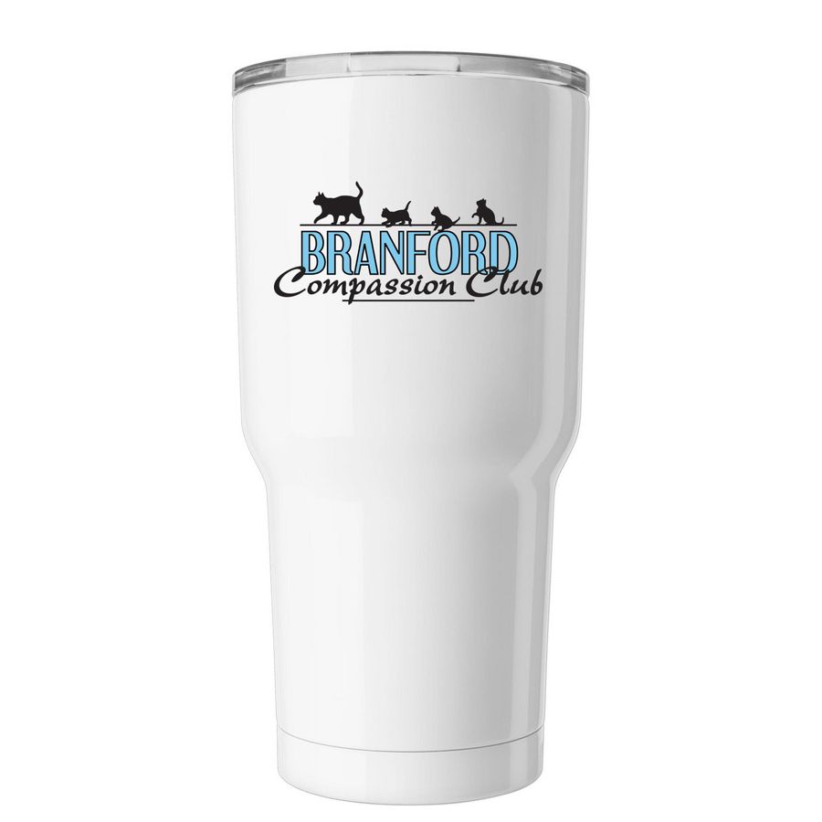 BCC 30oz Tumbler, a White Insulated Tumbler