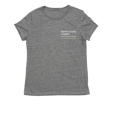Florida's Four-Petal Pawpaw, a Aluminum Grey Allmade Eco Triblend Women?s Tee