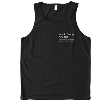Florida's Four-Petal Pawpaw, a Deep Black Allmade Eco Triblend Tank