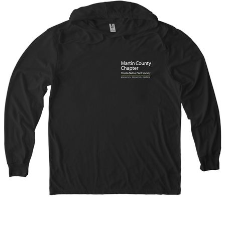 Florida's Four-Petal Pawpaw, a Space Black Allmade Eco Triblend Hoodie Tee