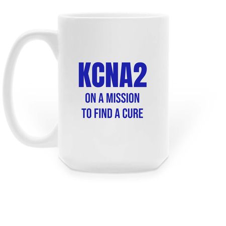 KCNA2epilepsy.org mug, a White Large Coffee Mug (back-view)
