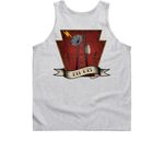 Traditional Logo - Shirts, a Sport Grey Classic Unisex Tank Top (back-view)