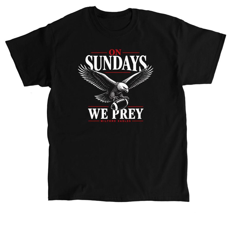 On Sundays we Prey, a Black Classic Unisex Tee