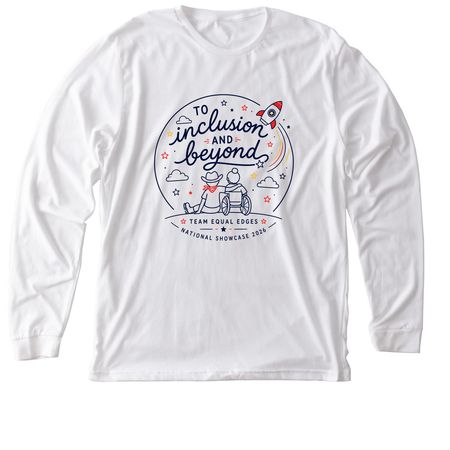 Inclusion and Beyond - National Showcase '26, a Solid White Blend Premium Long Sleeve Tee