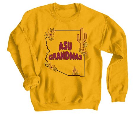 Gold Tee - GRANDMAS, a Gold Crewneck Sweatshirt