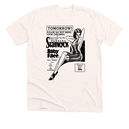 Baby Face T-Shirt, a Heather Natural Premium Unisex Tee