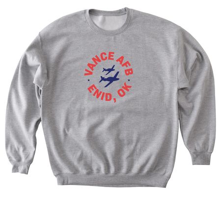Vance Circle - Large, a Sport Grey Softstyle Crewneck Sweatshirt
