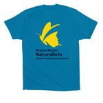 VMNCRC - Shirts, a Electric Blue Premium Cotton Tee (back-view)