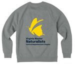 VMNCRC - Shirts, a Aluminum Grey Heather Allmade Organic CVC Crewneck Sweatshirt (back-view)