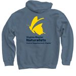 VMNCRC - Shirts, a Indigo Pullover Hoodie (back-view)
