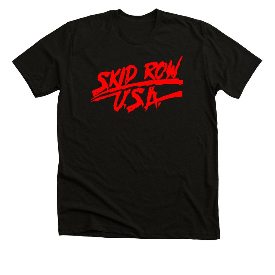 SKID ROW - U.S.A., a Solid Black Blend Premium Unisex Tee