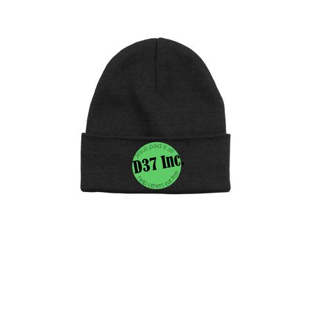 Jesus is King! No Cap.&nbsp;, a Black Printed Base Camp Beanie
