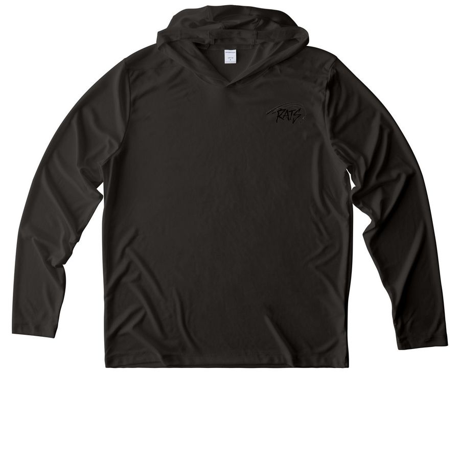 Tarpon Graphic Long Sleeve&nbsp;, a Black UV Performance Long Sleeve Hoodie