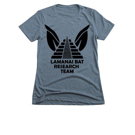 Lamanai Bat Research Team, a Indigo Women's Slim Fit Tee